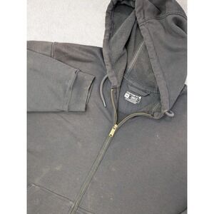 Carhartt Loose Fit Full Zip Hoodie Sweatshirt Mens 3XL Black TS0122M Workwear